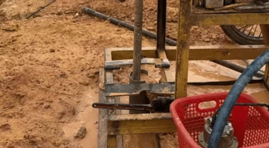 Công trình thi công khoan giếng tại Sân bay Long Thành