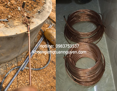 KHOAN GIẾNG TIẾP ĐỊA CHỐNG SÉT TẠI VĨNH CỬU
