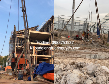 KHOAN GIẾNG TIẾP ĐỊA CHỐNG SÉT TẠI LONG KHÁNH