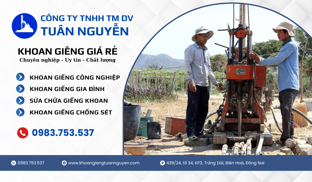 KHOAN GIẾNG ĐỒNG NAI TUÂN NGUYỄN